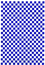 TRANSFERPAPIER geruit blauw 1 vel